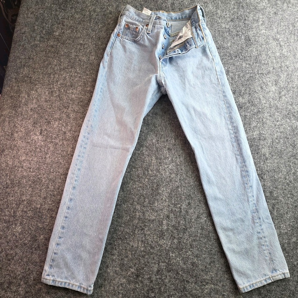 Levi's Premium Denim, Womans Jeans W23-L28  Light Blue, 501, Button Fly